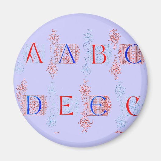 Aimant Alphabet (Devant)