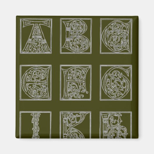 Aimant Alphabet (Devant)