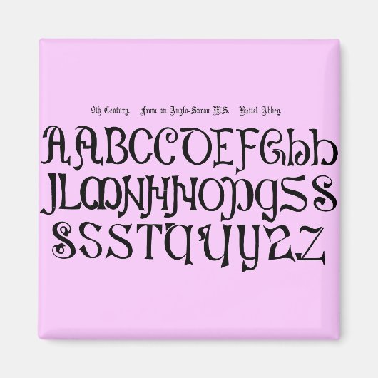 Aimant Alphabet (Devant)