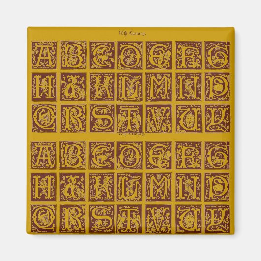 Aimant Alphabet (Devant)