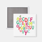 Aimant Alphabet (Recto/Verso)