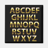 Aimant Alphabet d'or 9204 (Devant)