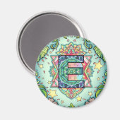 Aimant Alphabet E (Recto/Verso)