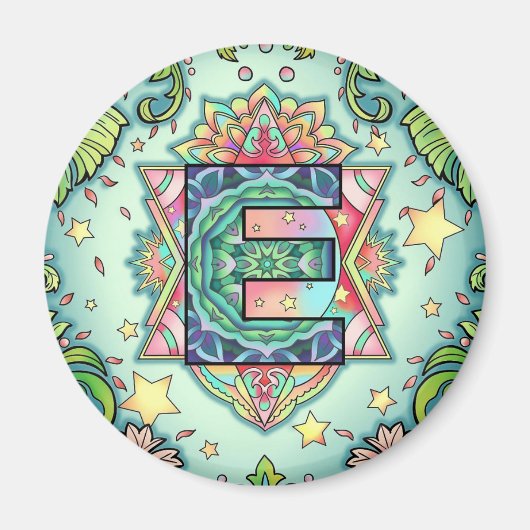 Aimant Alphabet E (Devant)