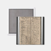 Aimant Alphabet éthiopien-copte (Recto/Verso)