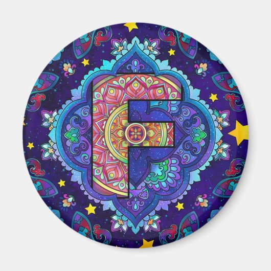 Aimant Alphabet F (Devant)