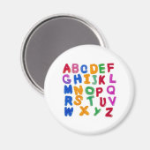Aimant alphabet gelé (Recto/Verso)