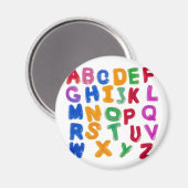 Aimant alphabet gelé (Recto/Verso)