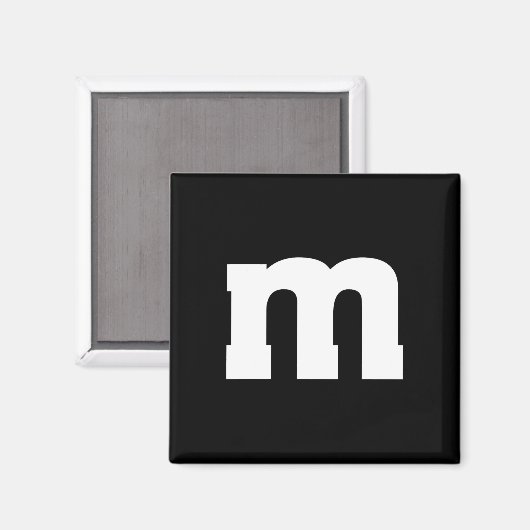 Aimant Alphabet majuscule M (Recto/Verso)