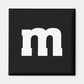 Aimant Alphabet majuscule M (Devant)