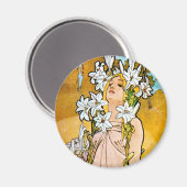 Aimant Alphonse Mucha (Recto/Verso)