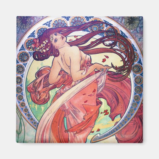 Aimant Alphonse Mucha (Devant)