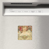 Aimant Alphonse Mucha - Art Nouveau Master (In Situ (Lave-vaisselle))
