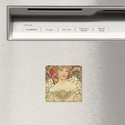 Aimant Alphonse Mucha - Art Nouveau Master (In Situ (Lave-vaisselle))