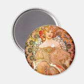 Aimant Alphonse Mucha Dreaming (Recto/Verso)