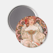 Aimant Alphonse Mucha F. Champenois (Recto/Verso)
