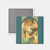 Aimant Alphonse Mucha ~ Fruit ( 1897 ) (Recto/Verso)