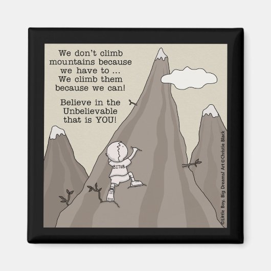 Aimant Alpiniste (Devant)