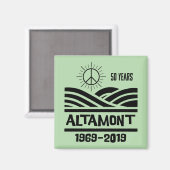 Aimant Altamont Speedway 1969-2019 50e anniversaire (Recto/Verso)