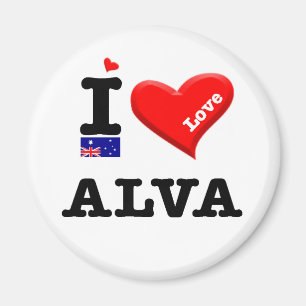 Aimant ALVA - I Love
