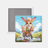 Aimant Always funny with aunty (Recto/Verso)