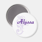 Aimant Alyssa (Recto/Verso)