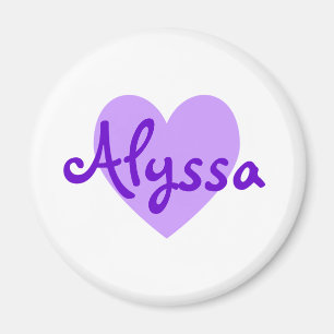 Aimant Alyssa en violet