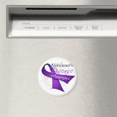 Aimant Alzheimer's Disease Awareness Ribbon (In Situ (Lave-vaisselle))