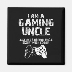 Aimant Am The Gaming Uncle Drôle Joueur Vidéo Joli Jeu Vi