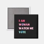Aimant Am Woman Me Watch Vote (Recto/Verso)