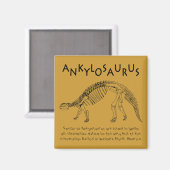 Aimant Amande ankylosaurus (Recto/Verso)