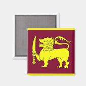 Aimant Amande de la bête jaune (Recto/Verso)