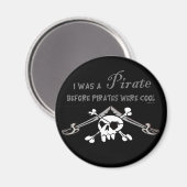 Aimant Amande de pirate cool (Recto/Verso)
