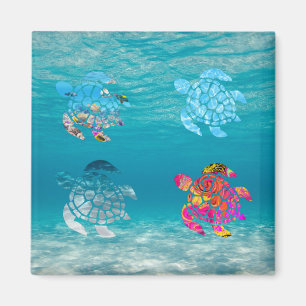 Aimant Amande de tortue de mer