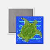 Aimant Amande de tortue de mer (Recto/Verso)