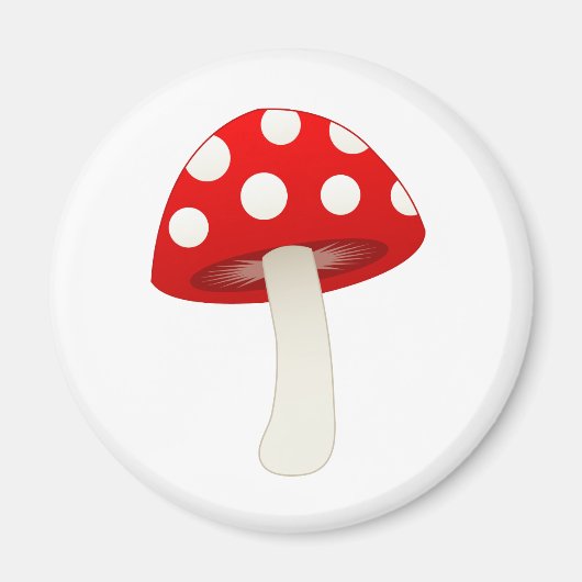 Aimant Amanita Muscaria Mushroom Love (Devant)