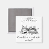 Aimant "Amant de la vie sauvage" (Recto/Verso)