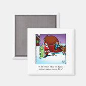 Aimant Amant d'Humour de Noël drôle (Recto/Verso)