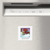 Aimant Amant d'Humour de Noël drôle (In Situ (Lave-vaisselle))