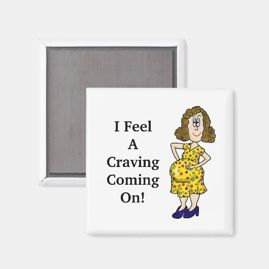 Aimant Amant frigorifique Grossesse drôle Grossesse (Recto/Verso)