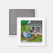 Aimant Amant Humour propriétaire drôle (Recto/Verso)