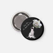 Aimant Amant Inspiré Rose  de marionnettes Rose (Recto/Verso)