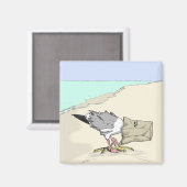 Aimant Amant Réfrigérateur rapide de moules de mer amusan (Recto/Verso)