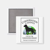 Aimant Amante à canine de conservation (Recto/Verso)