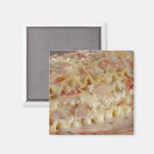 Aimant Amante de Lasagne de fruits de mer (Recto/Verso)
