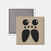 Aimant Amante de visage de l'araignée de loup (Recto/Verso)