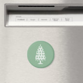 Aimant Amante d'hiver Knit Christmas Tree (In Situ (Lave-vaisselle))