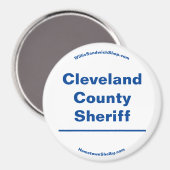 Aimant Amante du Sheriff du comté de Cleveland (Recto/Verso)