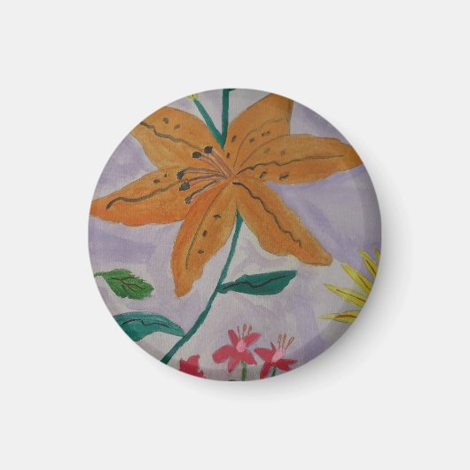 Aimant Amante Lily orange (Devant)
