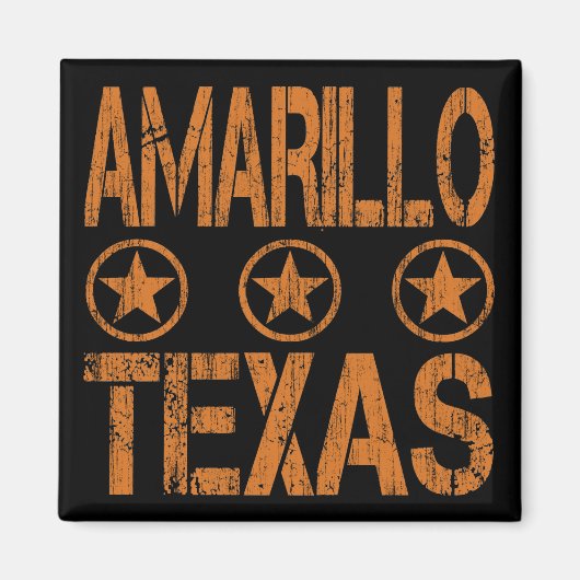 AIMANT AMARILLO TEXAS - STYLE DÉTRUIT (Devant)